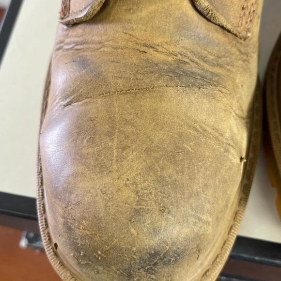 Red Wing Irish Setter 83614 Brown Leather Safety Toe Work Boots Men's Size 10 US - Picture 9 of 11